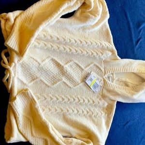 Blizzard White Hippie Rose Teddy Hoodie